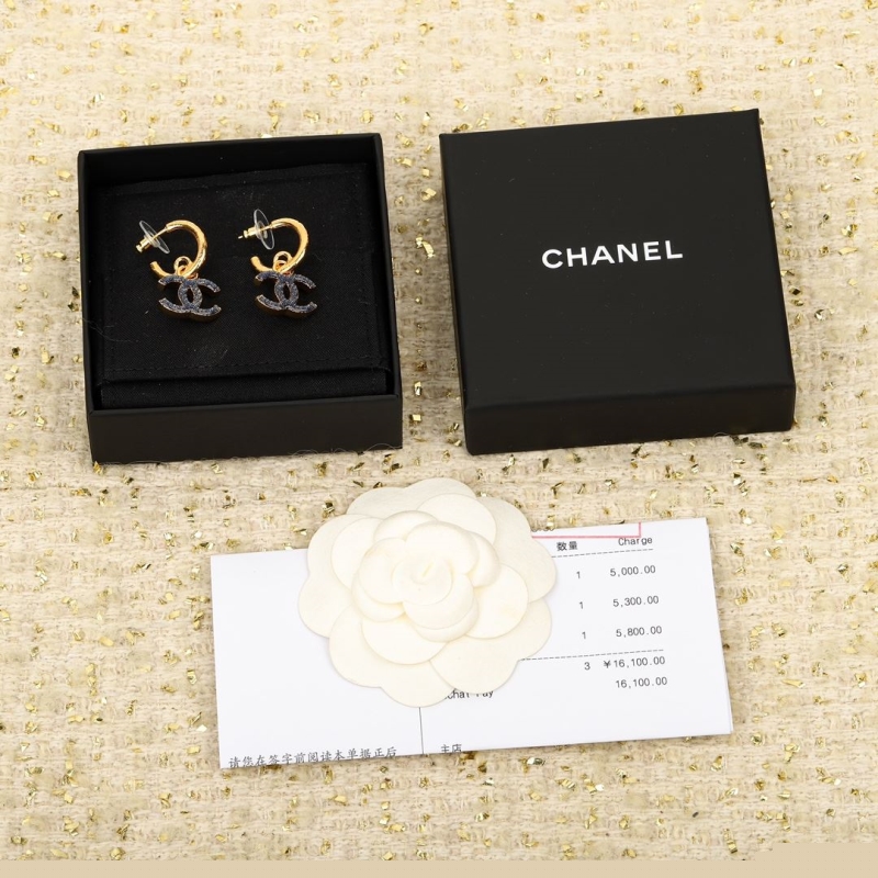 Ch*el earrings